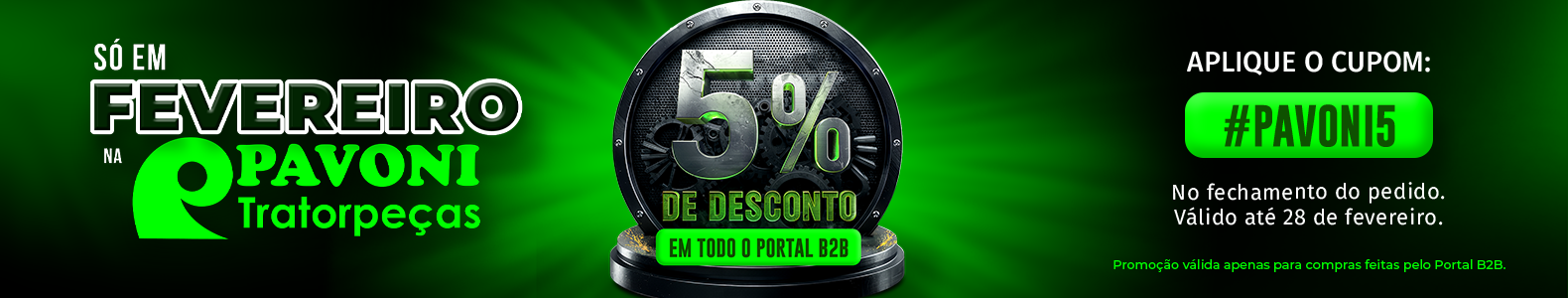 Campanha de 5% OFF no Portal B2B é prorrogada