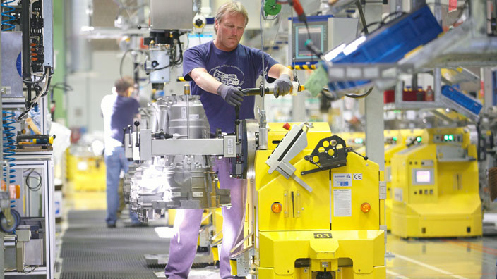 Linha de produção ZF Friedrichshafen