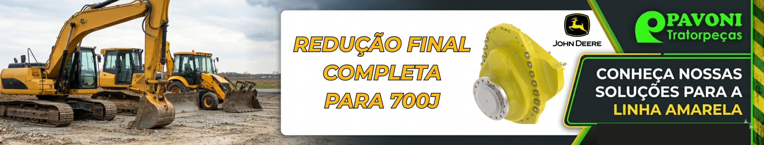 Redução Final Esquerda Completa John Deere 700J