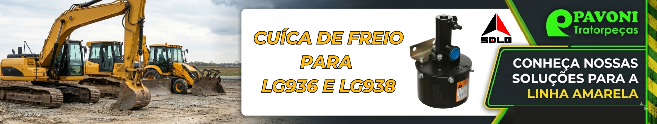 Cuíca de Freio para SDLG LG936 e LG938