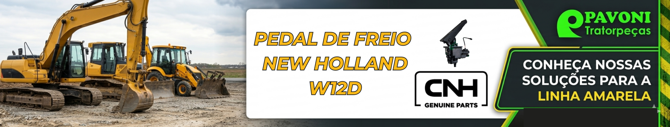 Pedal de freio New Holland W120