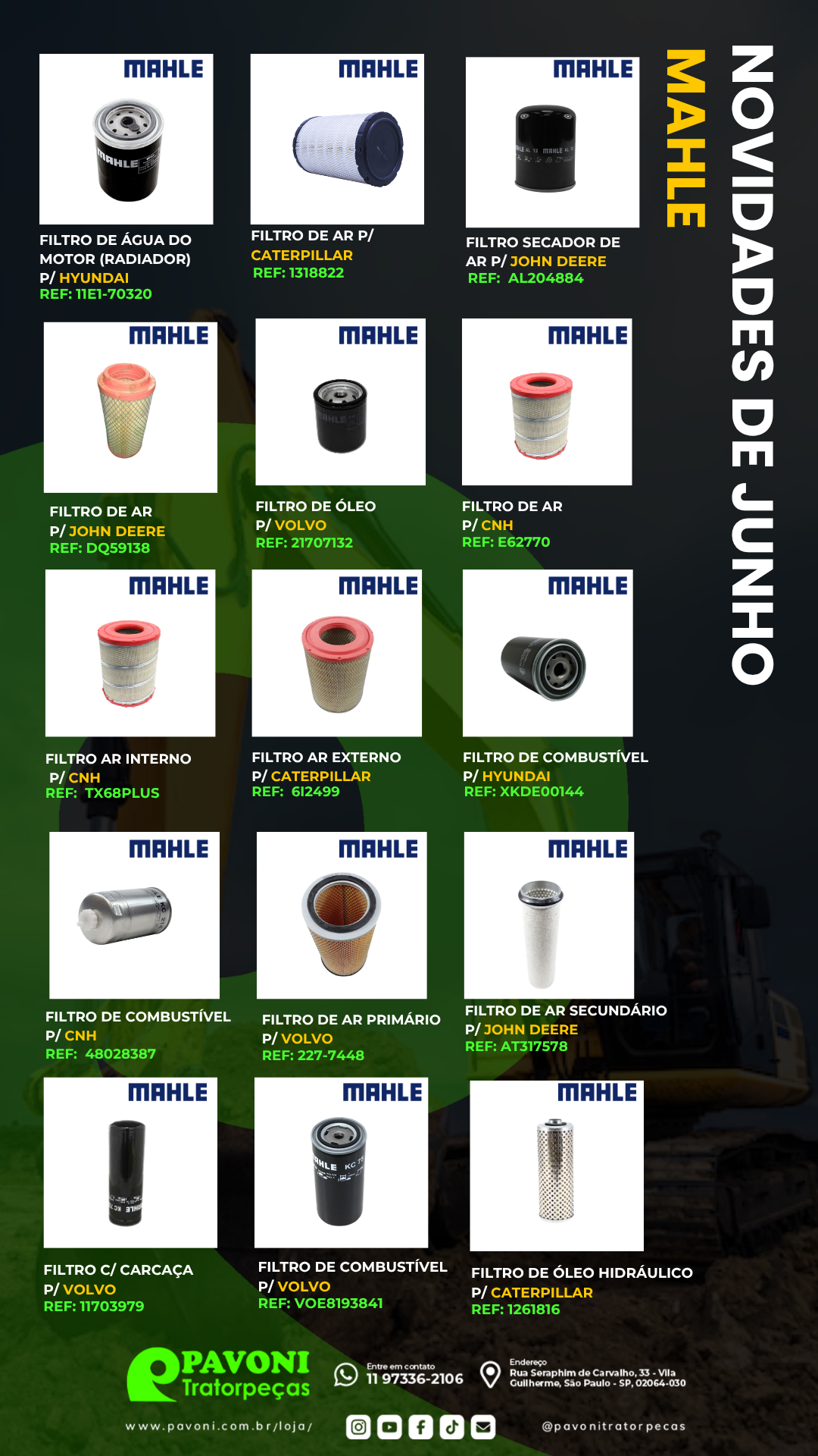 Novidades de Junho MAHLE - Parte 2