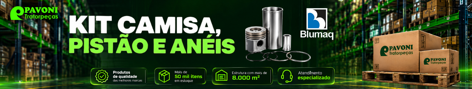 Kit camisa, pistão e anéis para Volvo