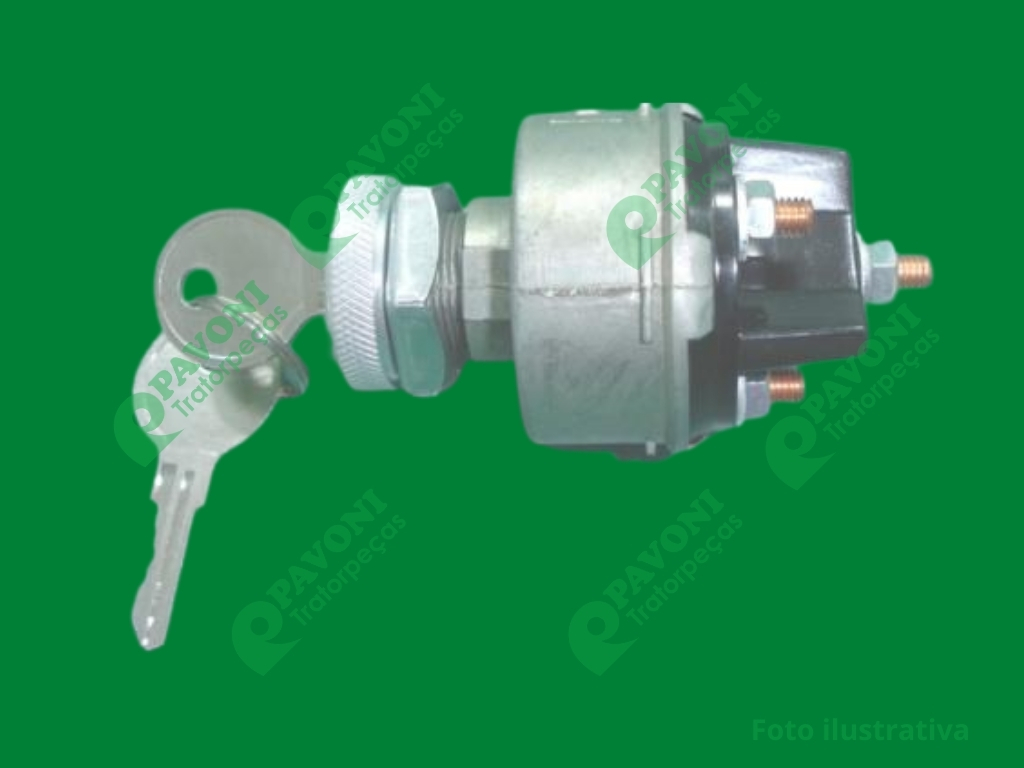 Chave e ignicao c/ chave 12/24v