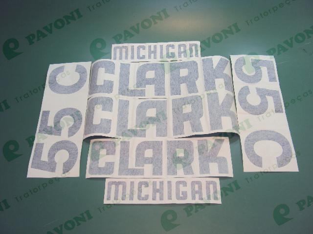 Decalque michigan 55c fundo branco