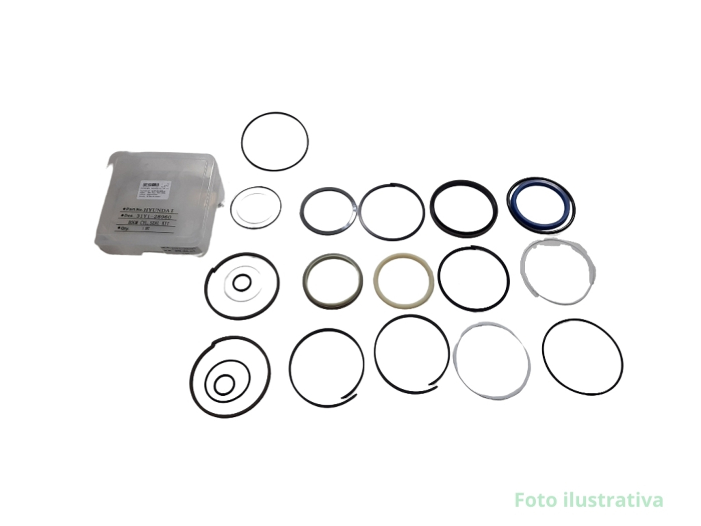 Ângulo 2 - REPARO CIL. DA LANÇA R220LC-9S - Ref: 31Y1-28960 - Linha HYUNDAI