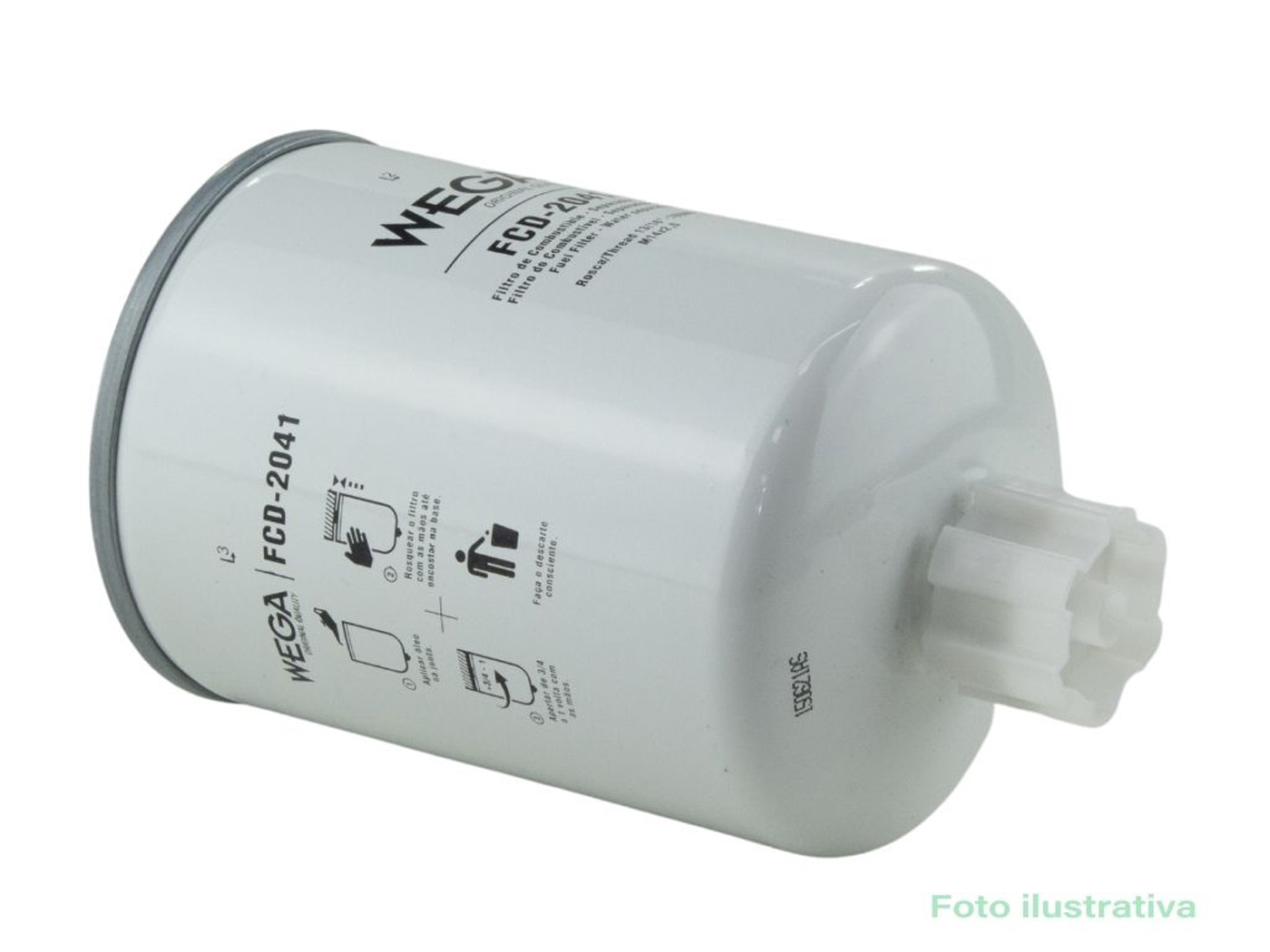Ângulo 5 - FILTRO COMBUSTIVEL - Ref: 0986450713 - Linha BOSCH