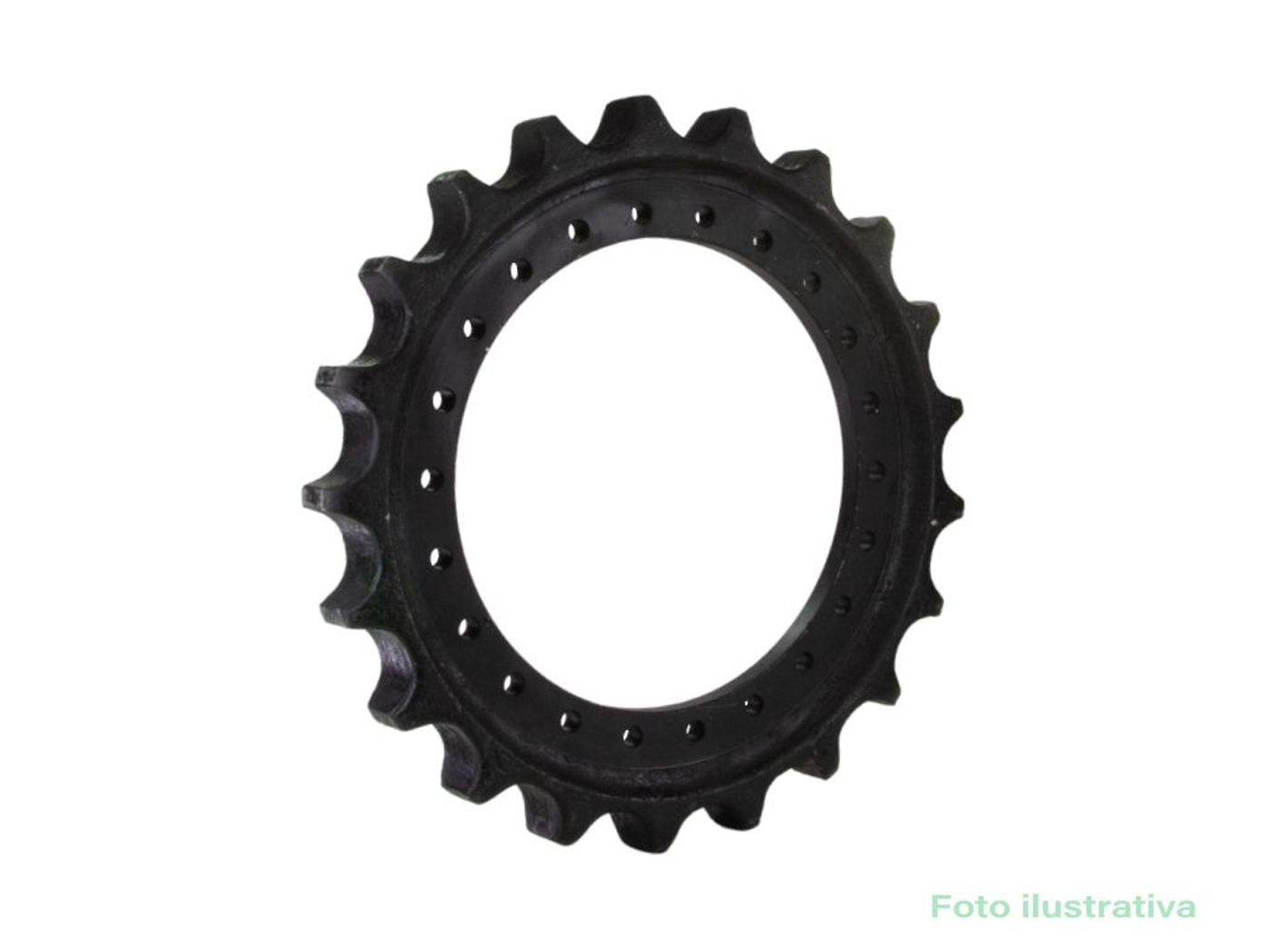 Ângulo 2 - RODA MOTRIZ EC140 - Ref: 1181-01190 - Linha VOLVO