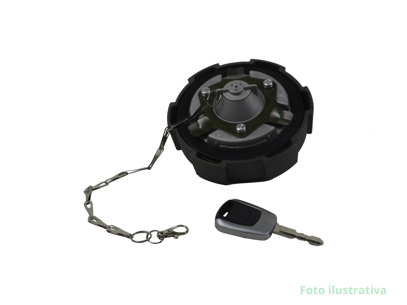 Ângulo 3 - TAMPA COMBUSTIVEL - Ref: 31M902130 - Linha HYUNDAI