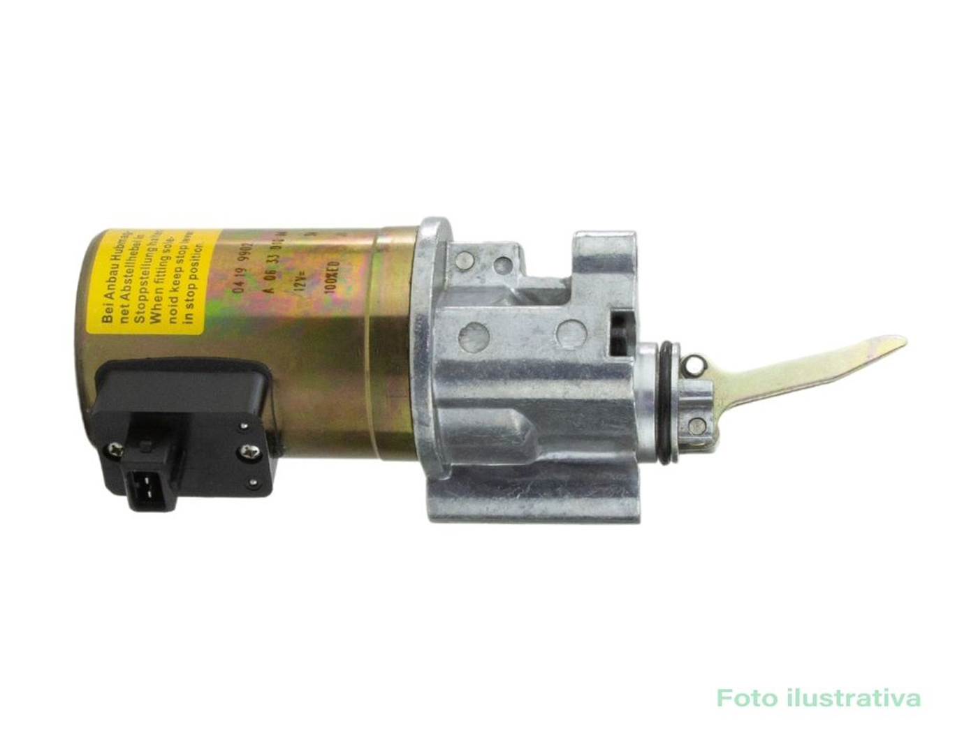 Ângulo 2 - SOLENOIDE DE PARADA 12V - Ref: 02113790 - Linha DEUTZ