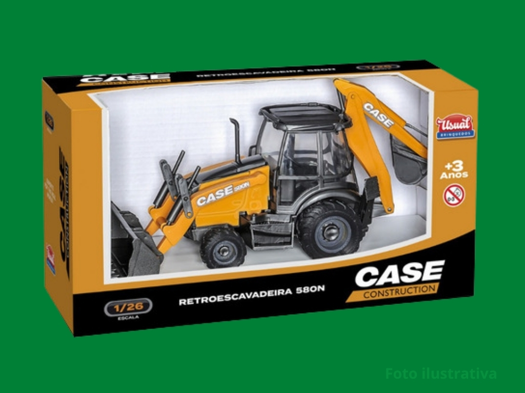 Miniatura retro escavadeira 580n
