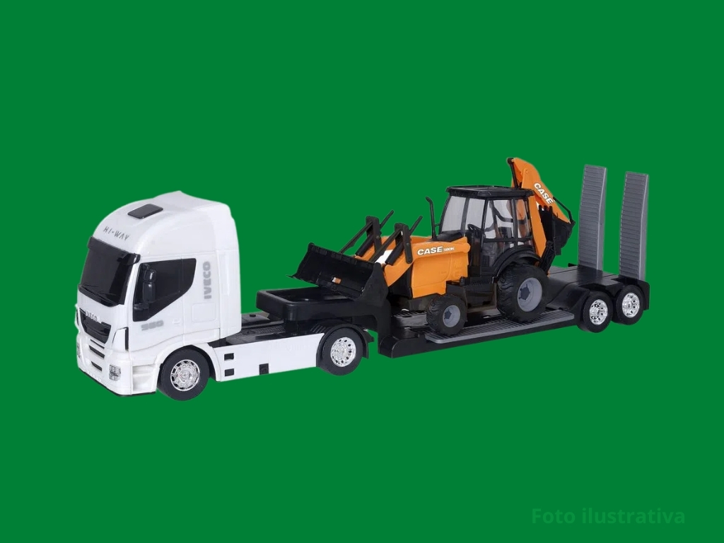 Miniatura camin/retro escaveideira 580n