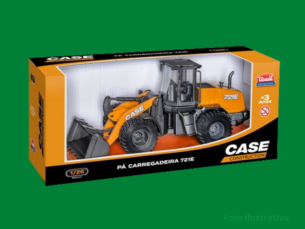 Miniatura pá carregadeira 721e