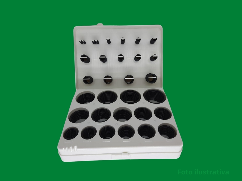 Kit aneis milimetrico 70 nbr 428 peças