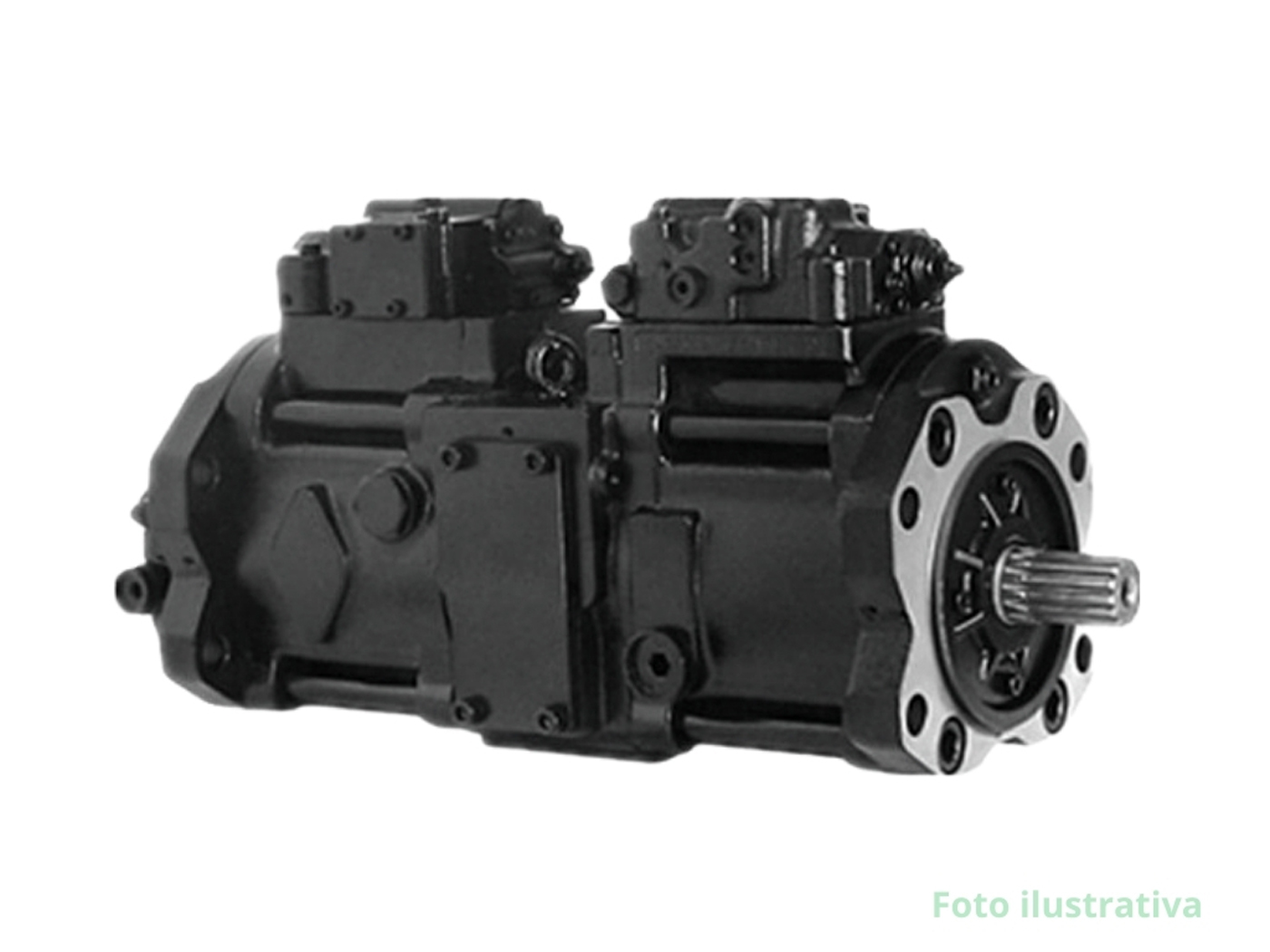 Ângulo 2 - BOMBA HIDRAULICA E215C EVO/CX220C - Ref: 17615460 - Linha FIAT