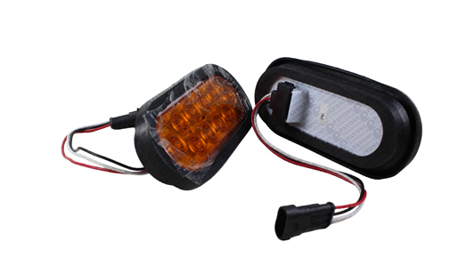 Lanterna laranja c/ vedação (kit 2 pçs)