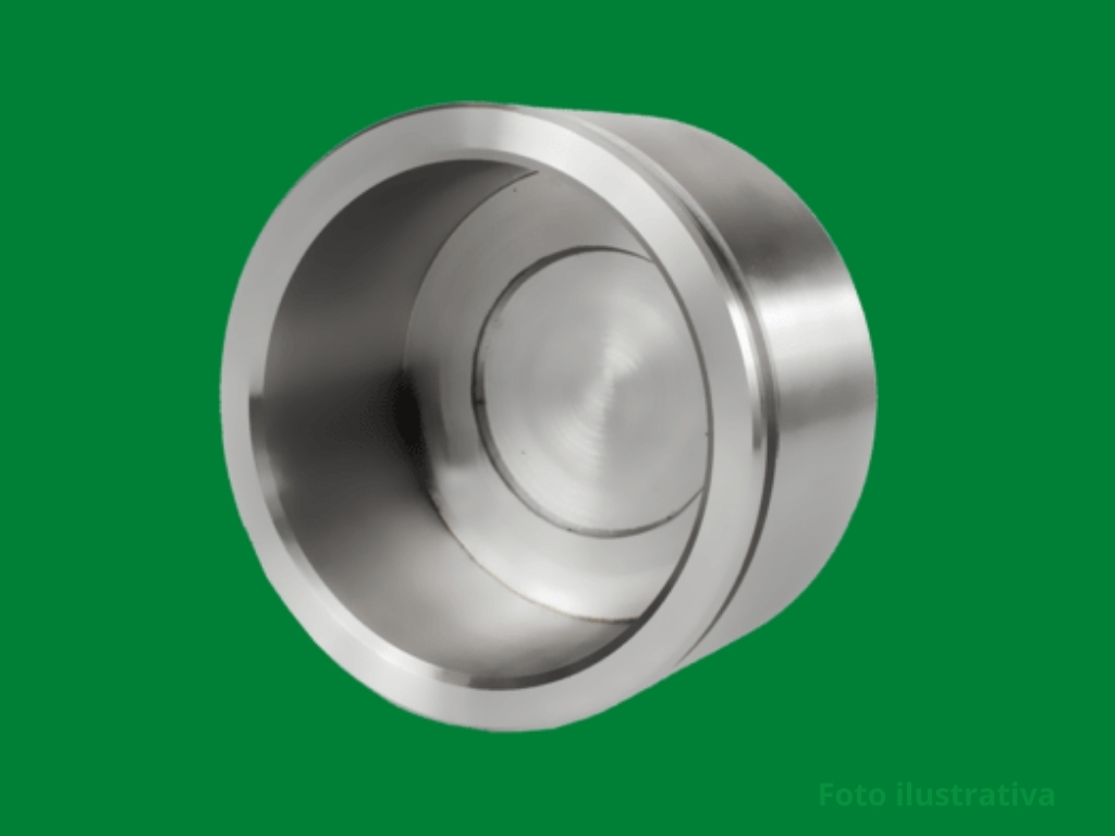 Pistao freio oco 73mm