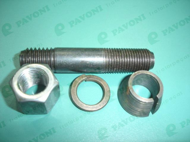 Kit prisioneiro / porca / cone / arruela