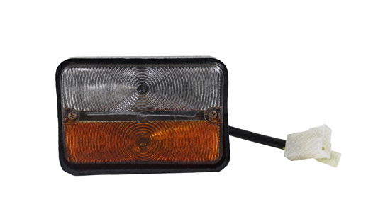 Lanterna branca/laranja 12v