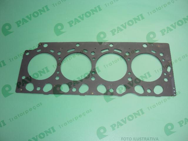 Junta cabeçote 1,4mm 3furos